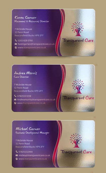 Stationery Design by chandrayaan.creative for Transparent Care  | Design #10600957