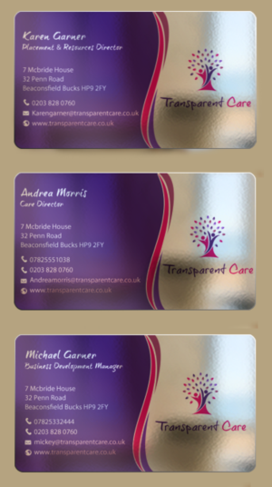 Schreibwaren-Design von chandrayaan.creative für Transparent Care  | Design: #10640679