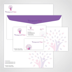 Schreibwaren-Design von zoovdesign für Transparent Care  | Design #10529736