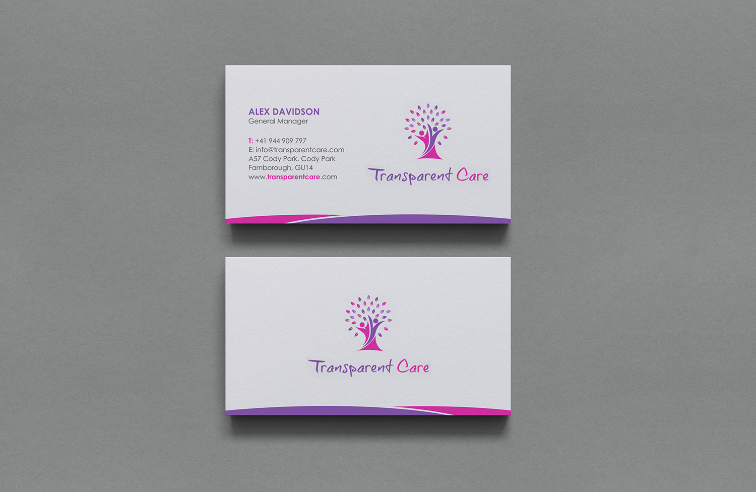 Stationery Design by logodentity for Transparent Care  | Design #10525034