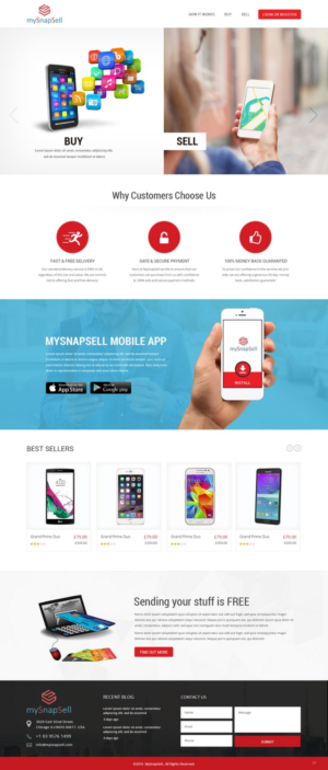 Web Design by pb for this project | Design: #10537146
