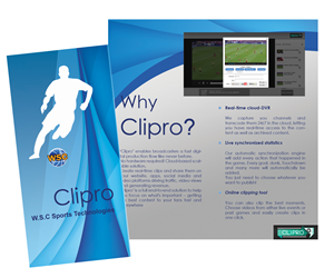 Brochure Design by Tharushi for W.S.C Sports Technologies | Design #2211000