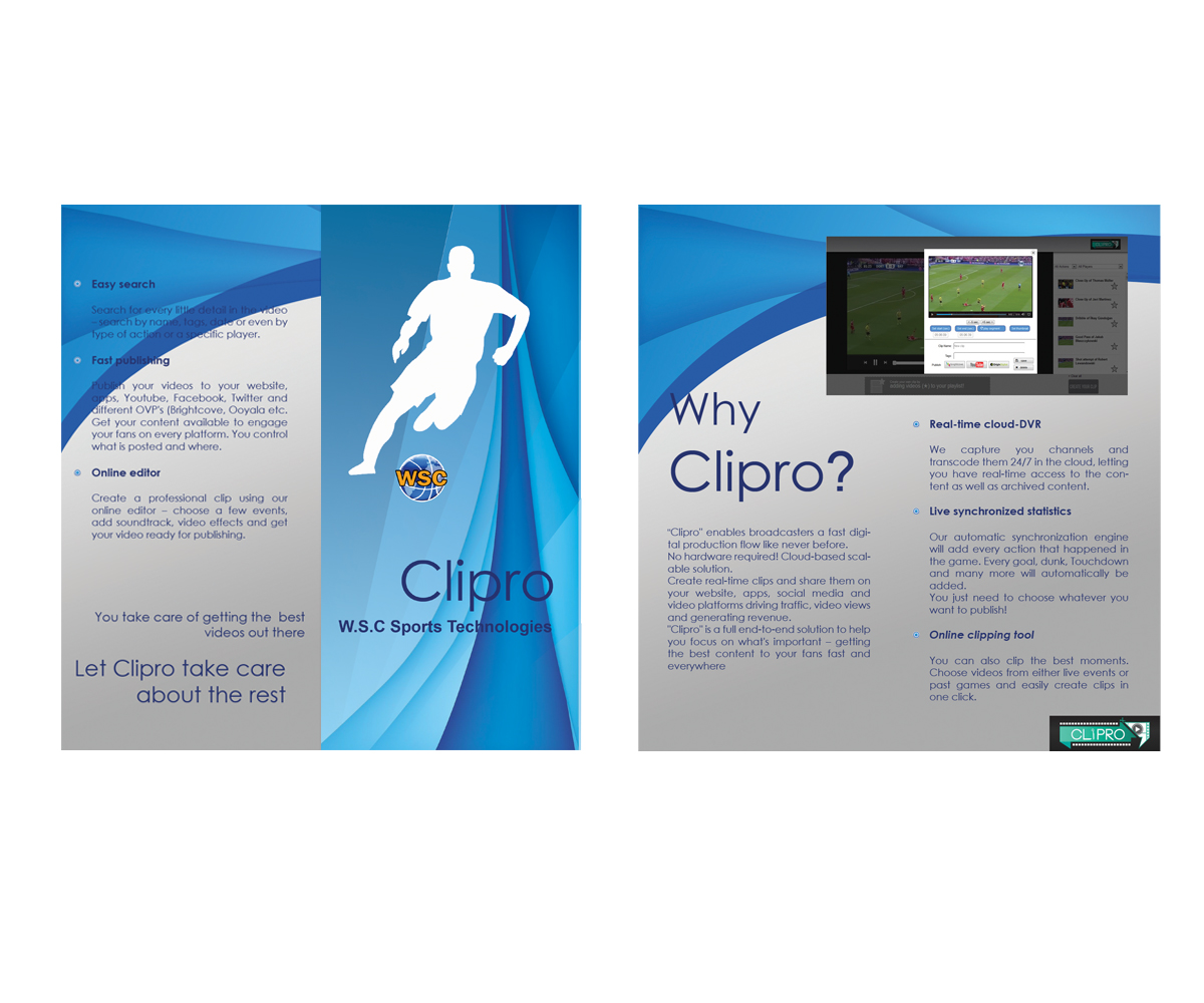 Brochure Design by Tharushi for W.S.C Sports Technologies | Design #2211004