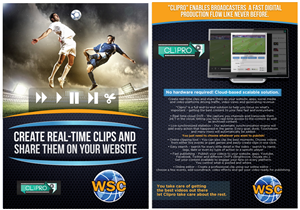 Brochure Design by JCR for W.S.C Sports Technologies | Design: #2220019