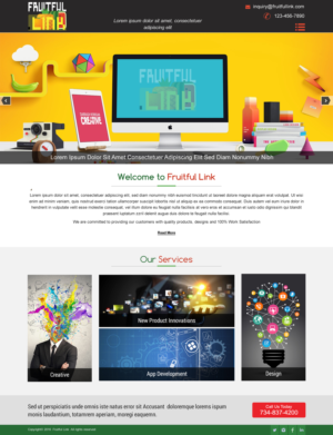 Web Design by harmi_199 for fruitful.link | Design: #10524074