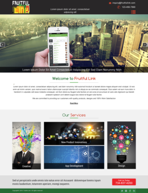 Diseño Web por harmi_199 para fruitful.link | Diseño: #10524076