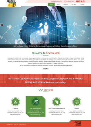 Web Design by harmi_199 for fruitful.link | Design: #10532403