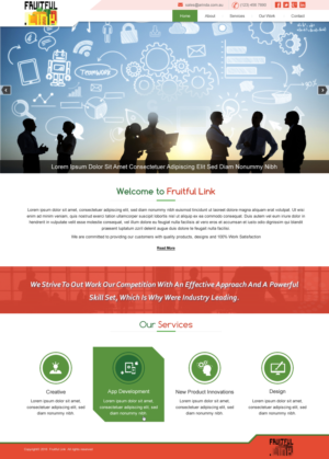 Web Design by harmi_199 for fruitful.link | Design: #10532404