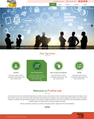 Web Design by harmi_199 for fruitful.link | Design: #10532426