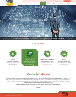 Diseño Web por harmi_199 para fruitful.link | Diseño: #10532427