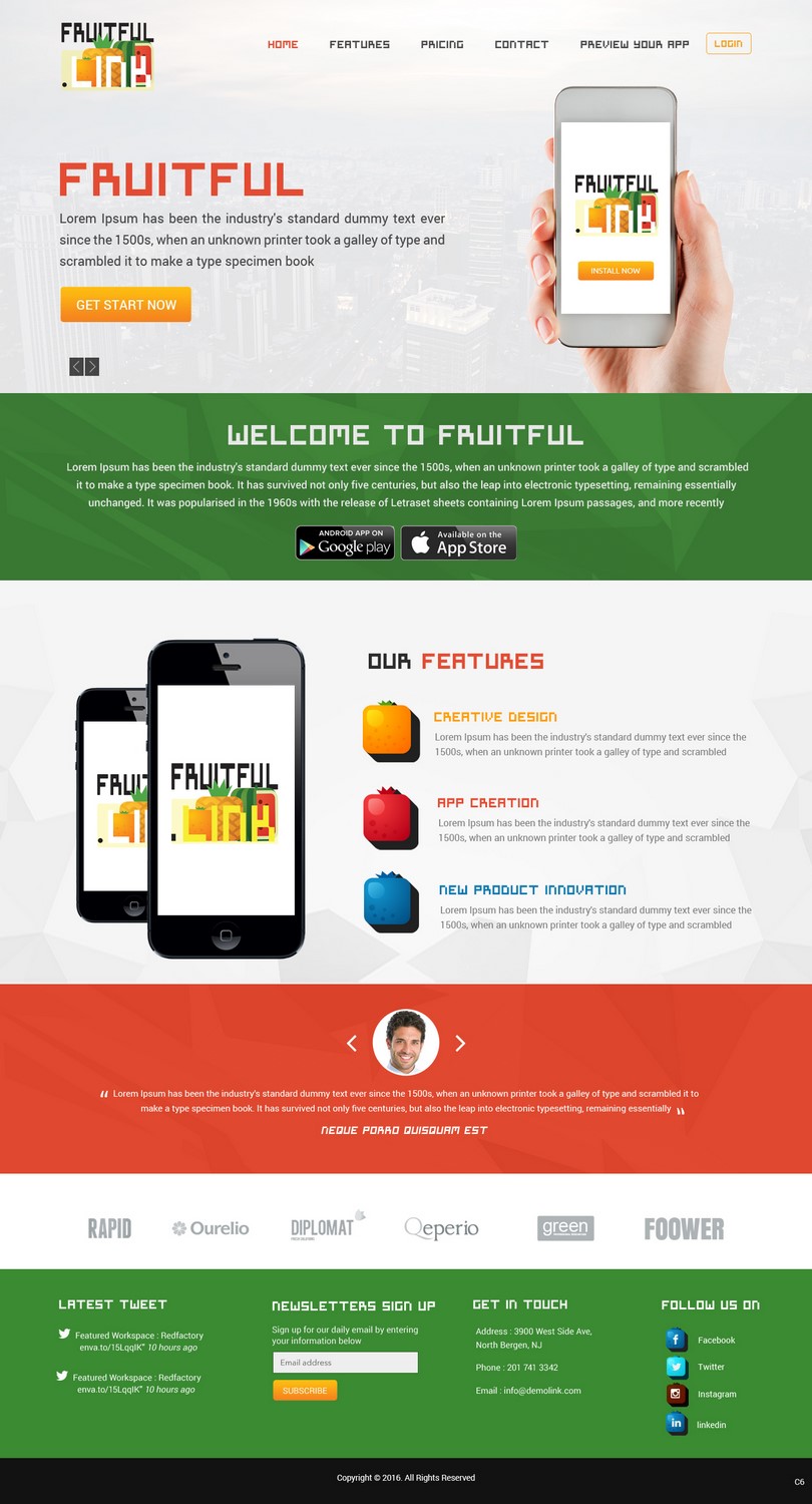 Web Design by pb for fruitful.link | Design #10514317