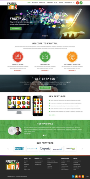 Diseño Web por pb para fruitful.link | Diseño: #10520773