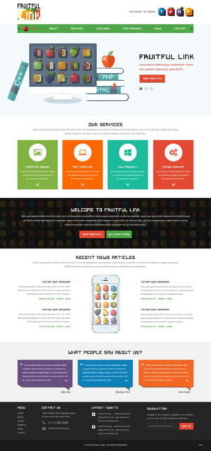 Diseño Web por pb para fruitful.link | Diseño: #10520774