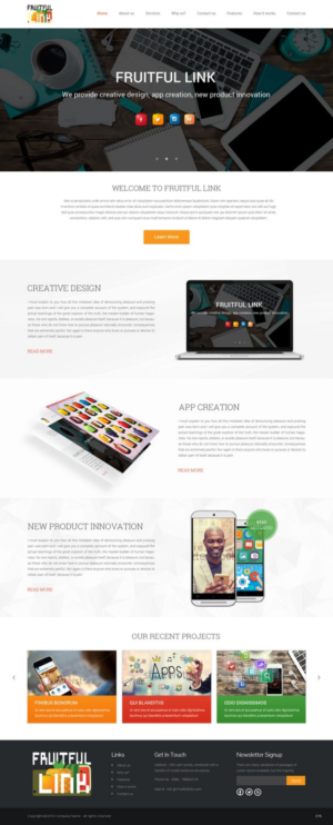 Diseño Web por pb para fruitful.link | Diseño: #10530864