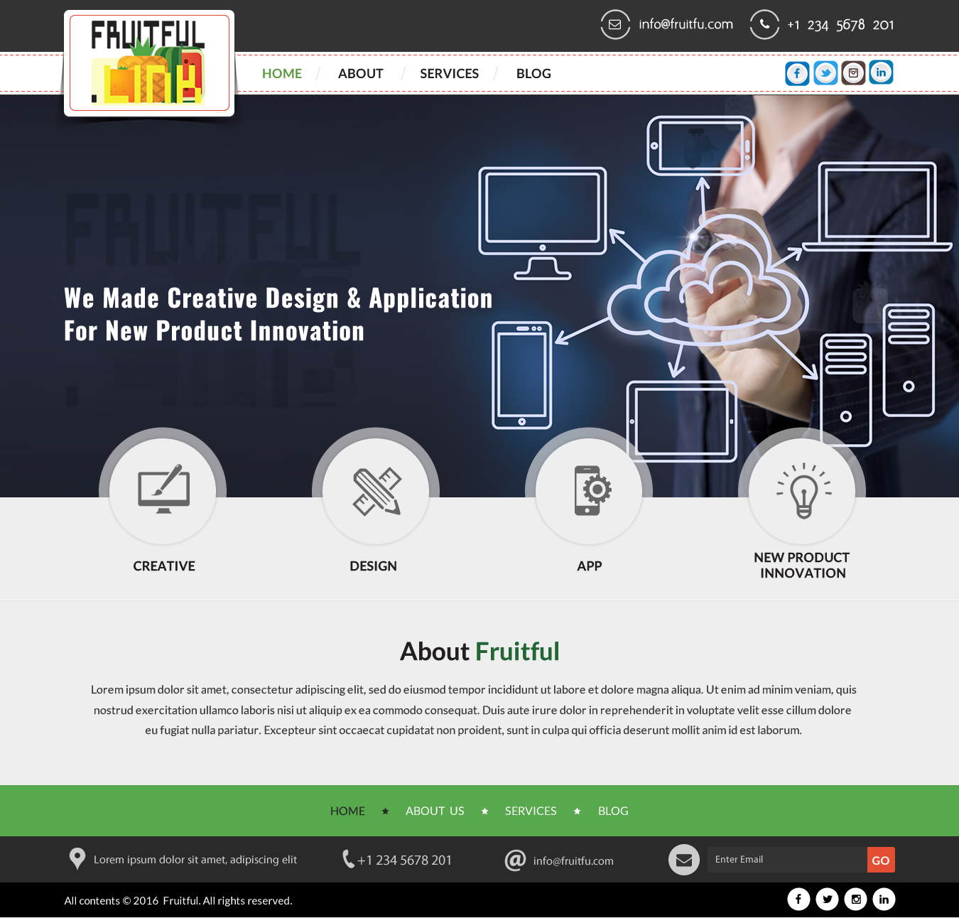 Web Design by Sbss for fruitful.link | Design #10511111