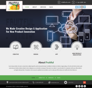 Web Design by Sbss for fruitful.link | Design: #10511111