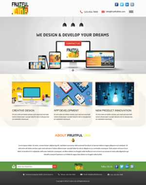 Web Design by Sbss for fruitful.link | Design: #10511121