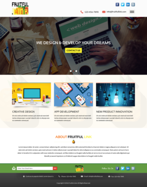 Web Design by Sbss for fruitful.link | Design: #10511125