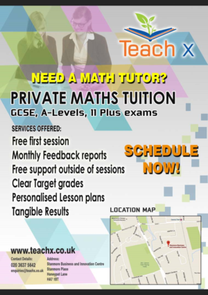 Private Maths Tuition Flyer based in London  | Design de Flyer par NILDesigns