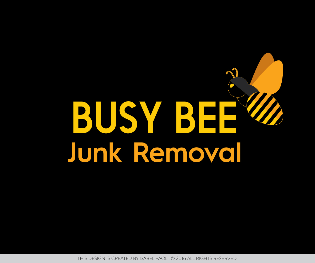 Logo Design by isabel paoli for Busy Bee Junk Removal | Design #10530174