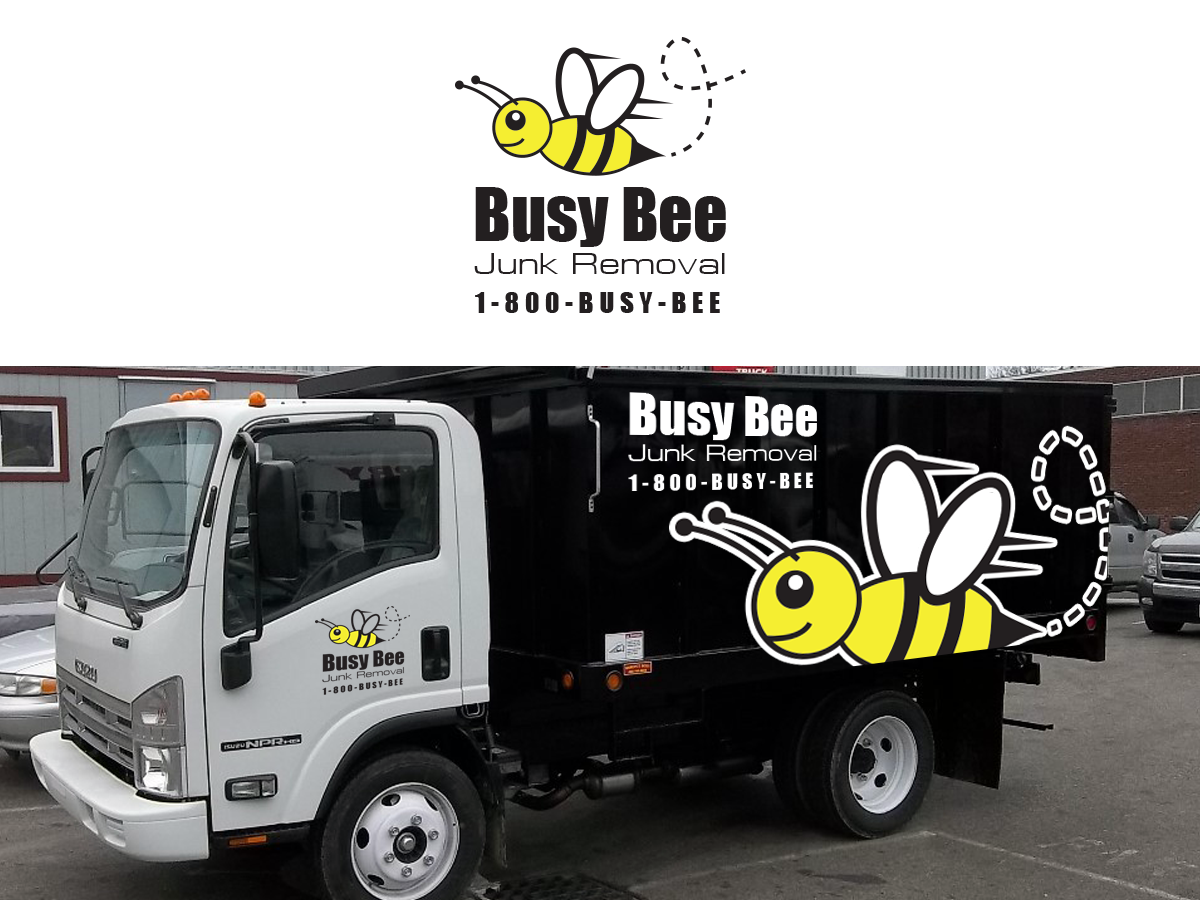 Logo Design by ArtMissile for Busy Bee Junk Removal | Design #10596929