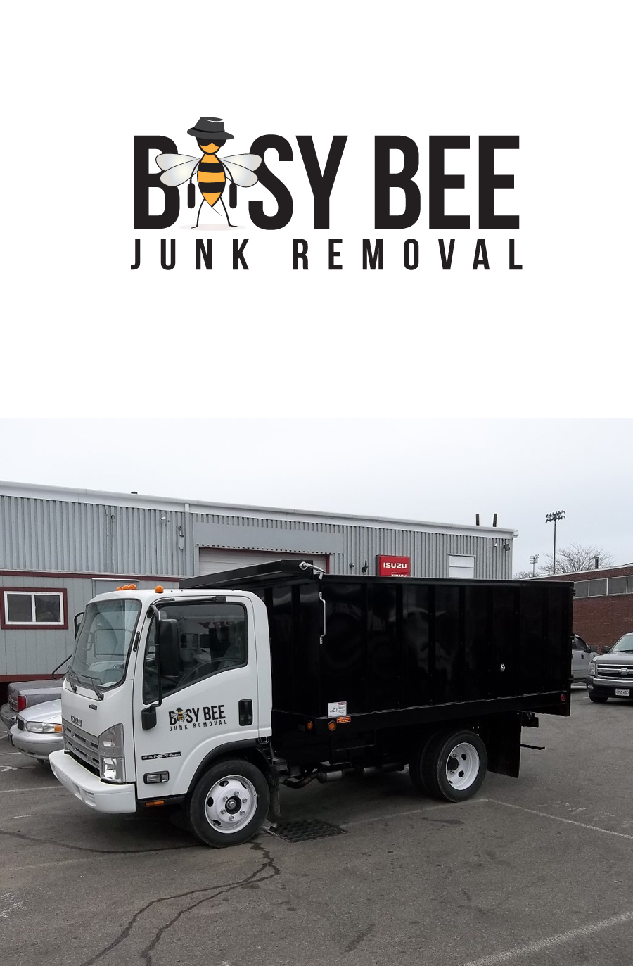 Logo Design by dunjki for Busy Bee Junk Removal | Design #10554535