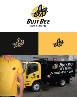 Logo Design by Solo Brand for Busy Bee Junk Removal | Design: #10560517