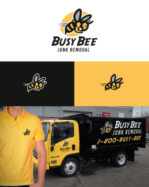 Logo Design by Solo Brand for Busy Bee Junk Removal | Design: #10560518