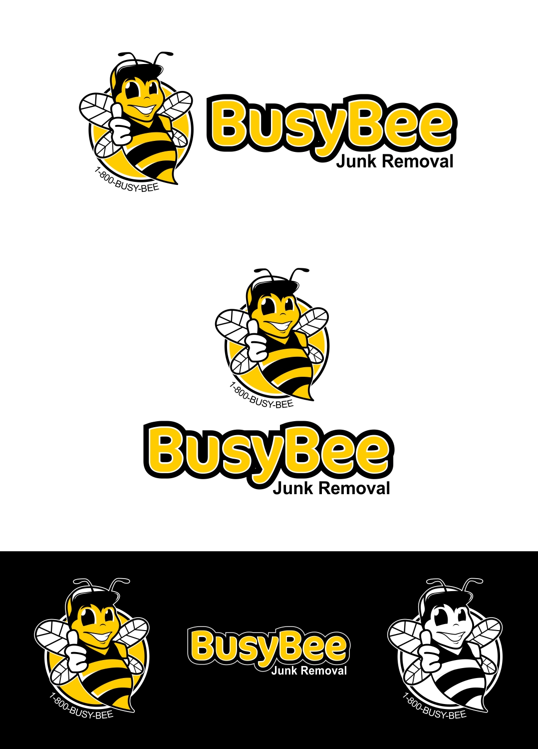 Logo Design by manweljs for Busy Bee Junk Removal | Design #10596641