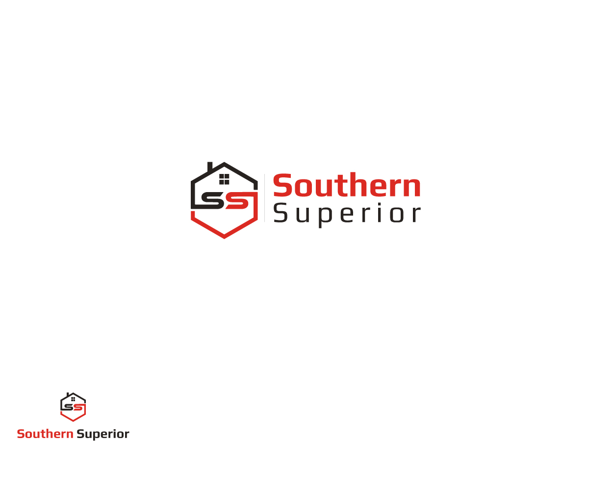Logo Design by Mina Nasser for Southern Superior Construction  | Design #10592411