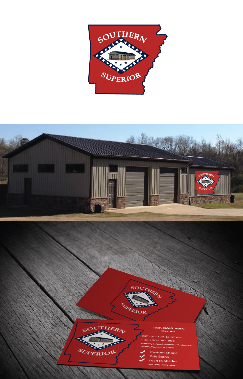 Logo Design by OnlineDesign for Southern Superior Construction  | Design #10702734