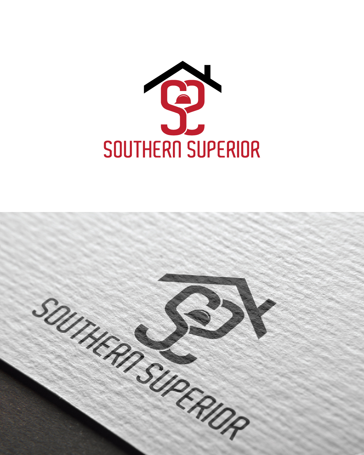 Logo Design by Black Arrow for Southern Superior Construction  | Design #10581193