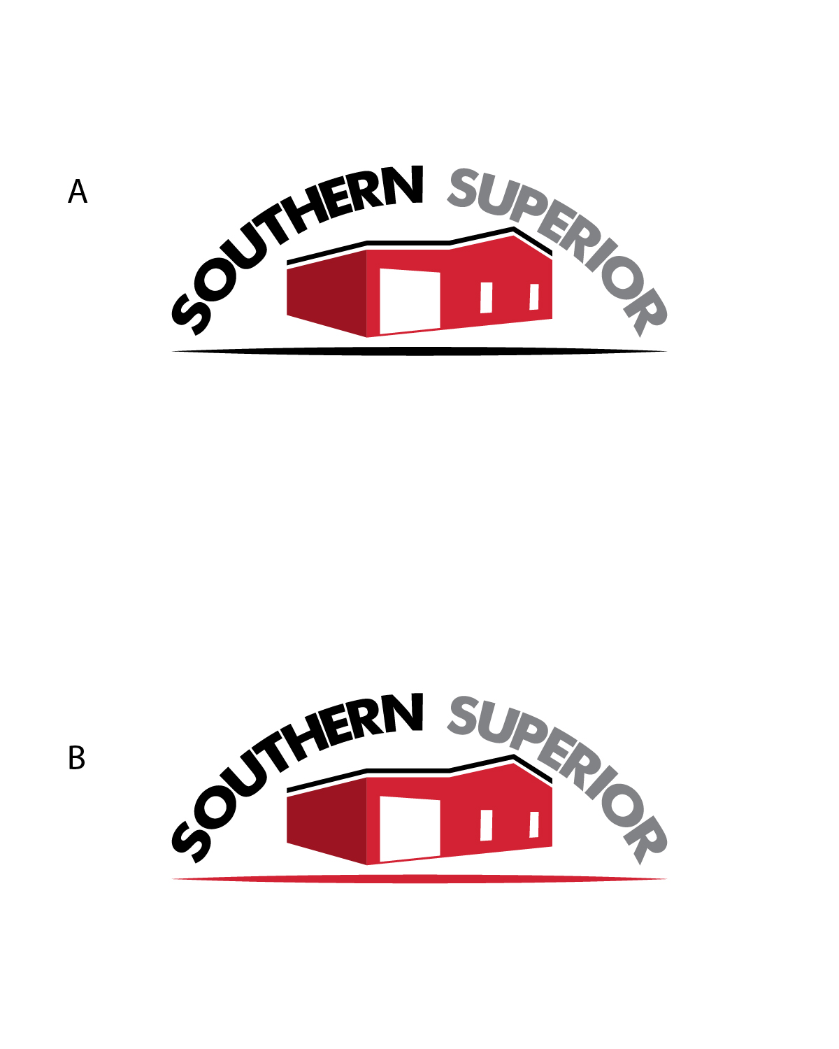 Logo-Design von Black Arrow für Southern Superior Construction  | Design #10612611