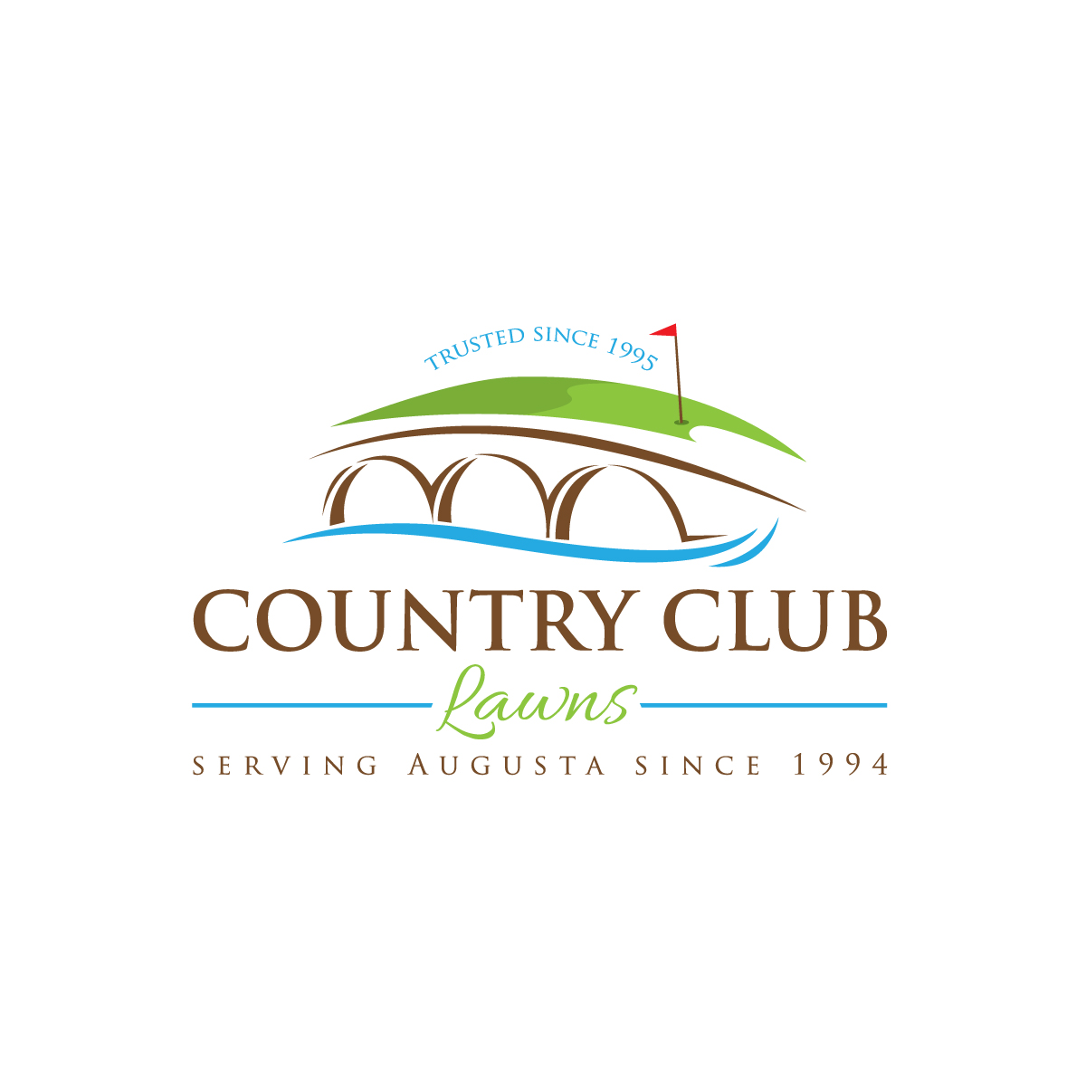 Logo Design by e-graphics for Country Club Lawns | Design #10508447