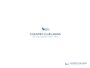COUNTRY CLUB LAWNS serving Augusta since 1994 | Logo Design by nzvm
