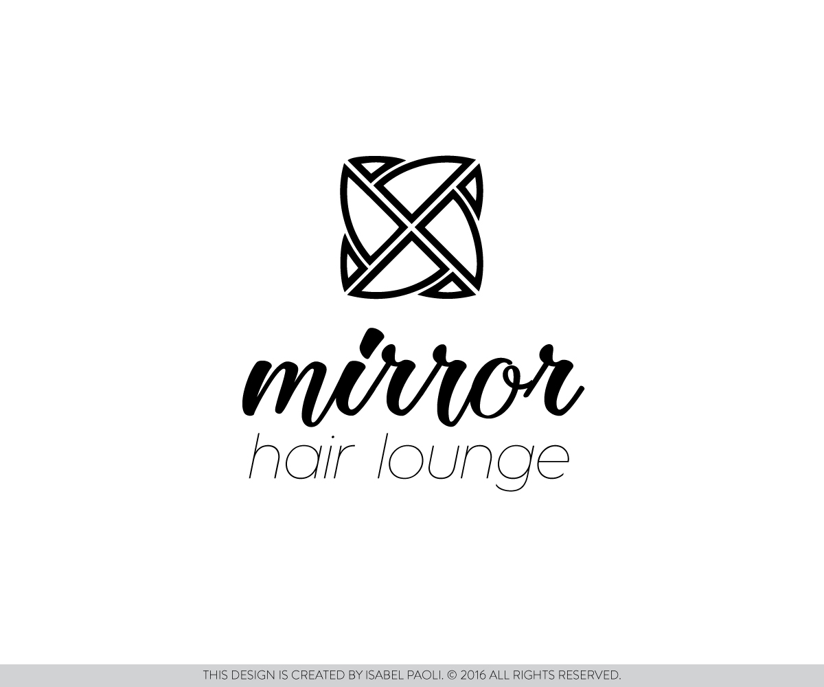 Logo Design by isabel paoli for mirror hair lounge | Design #10603228