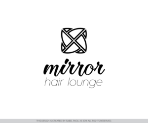 Logo Design by isabel paoli for mirror hair lounge | Design: #10603228