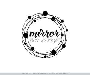 Logo Design by isabel paoli for mirror hair lounge | Design: #10603229