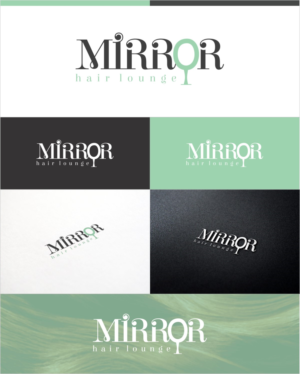 Logo Design by DG for mirror hair lounge | Design: #10585807