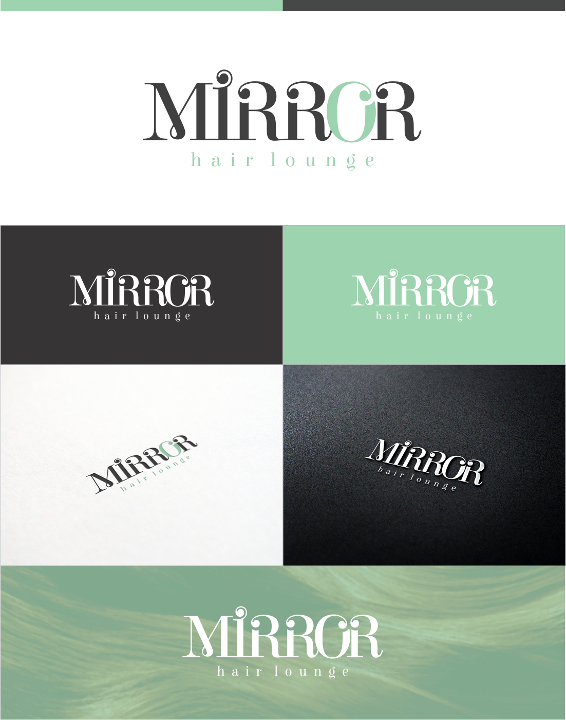 Logo Design by DG for mirror hair lounge | Design #10595251