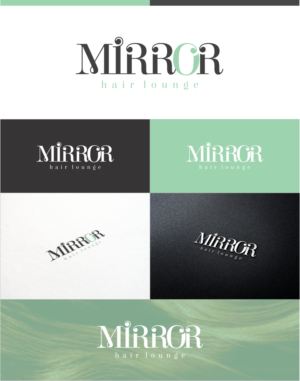 Logo Design by DG for mirror hair lounge | Design: #10595251