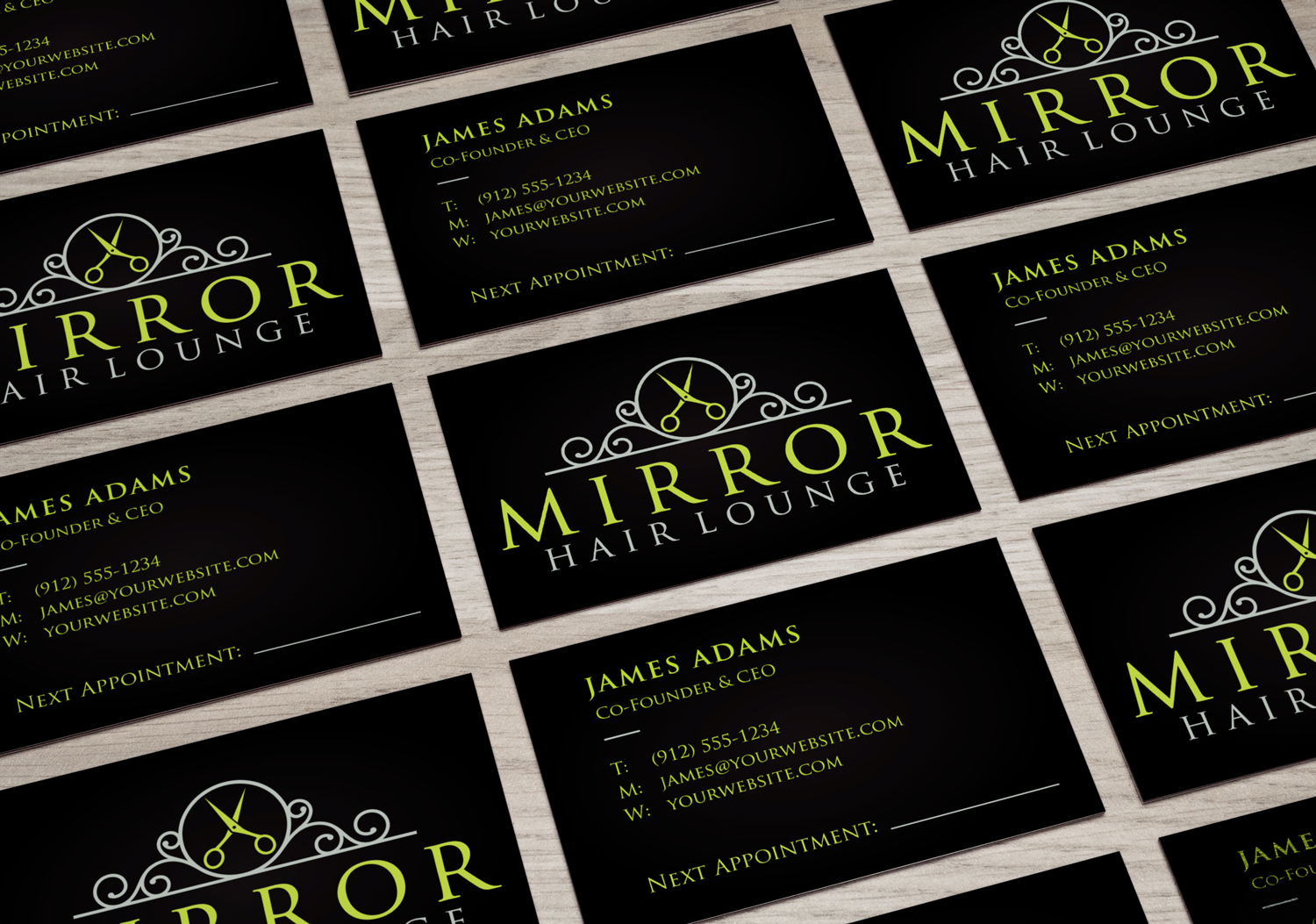 Logo Design by mDesign for mirror hair lounge | Design #10598389