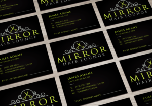 Logo Design by mDesign for mirror hair lounge | Design: #10598389