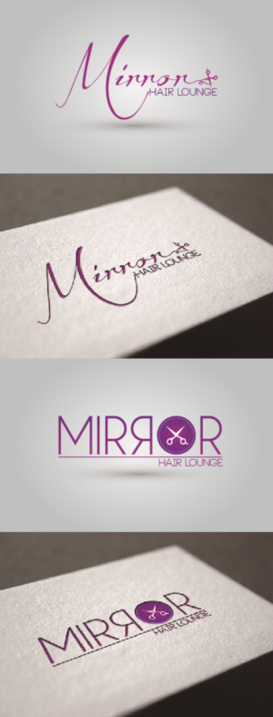 Logo Design by Marco Rubio for mirror hair lounge | Design: #10605221