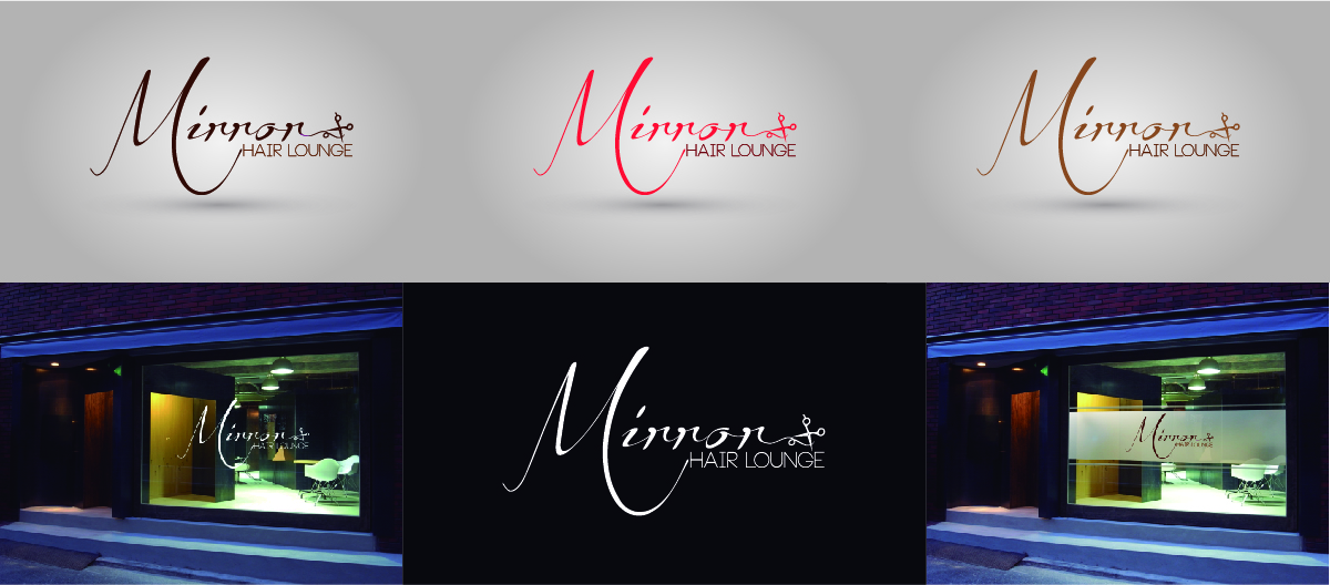 Logo Design by Marco Rubio for mirror hair lounge | Design #10607183