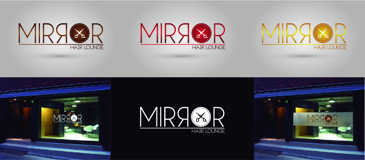 Logo Design by Marco Rubio for mirror hair lounge | Design #10607193