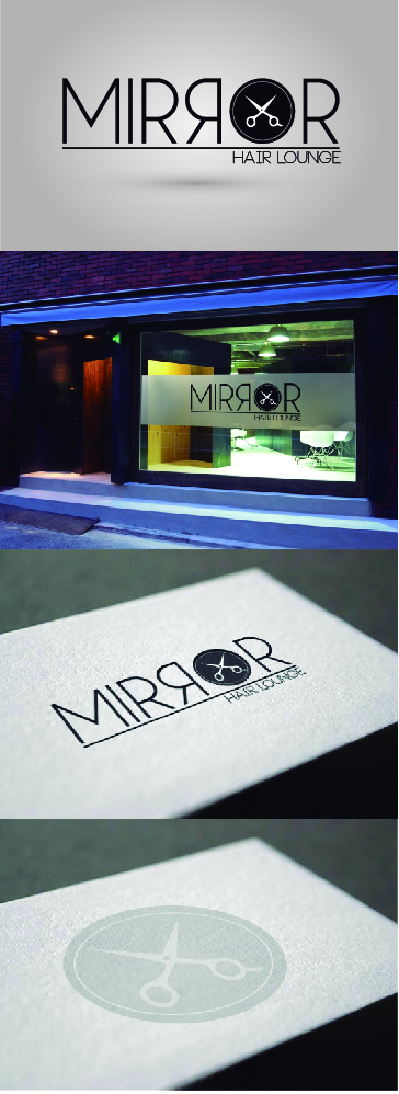 Logo Design by Marco Rubio for mirror hair lounge | Design: #10614661