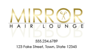 Logo Design by andreaEaton for mirror hair lounge | Design: #10574361