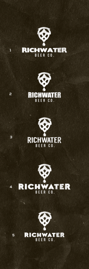 Logo Design by artofni16 for Richwater Beer Co | Design: #10516005