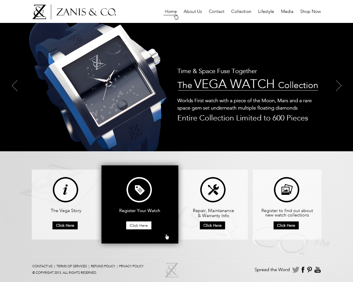 Web-Design von Latest Design Ideas für Zanis & Co | Design #2220215